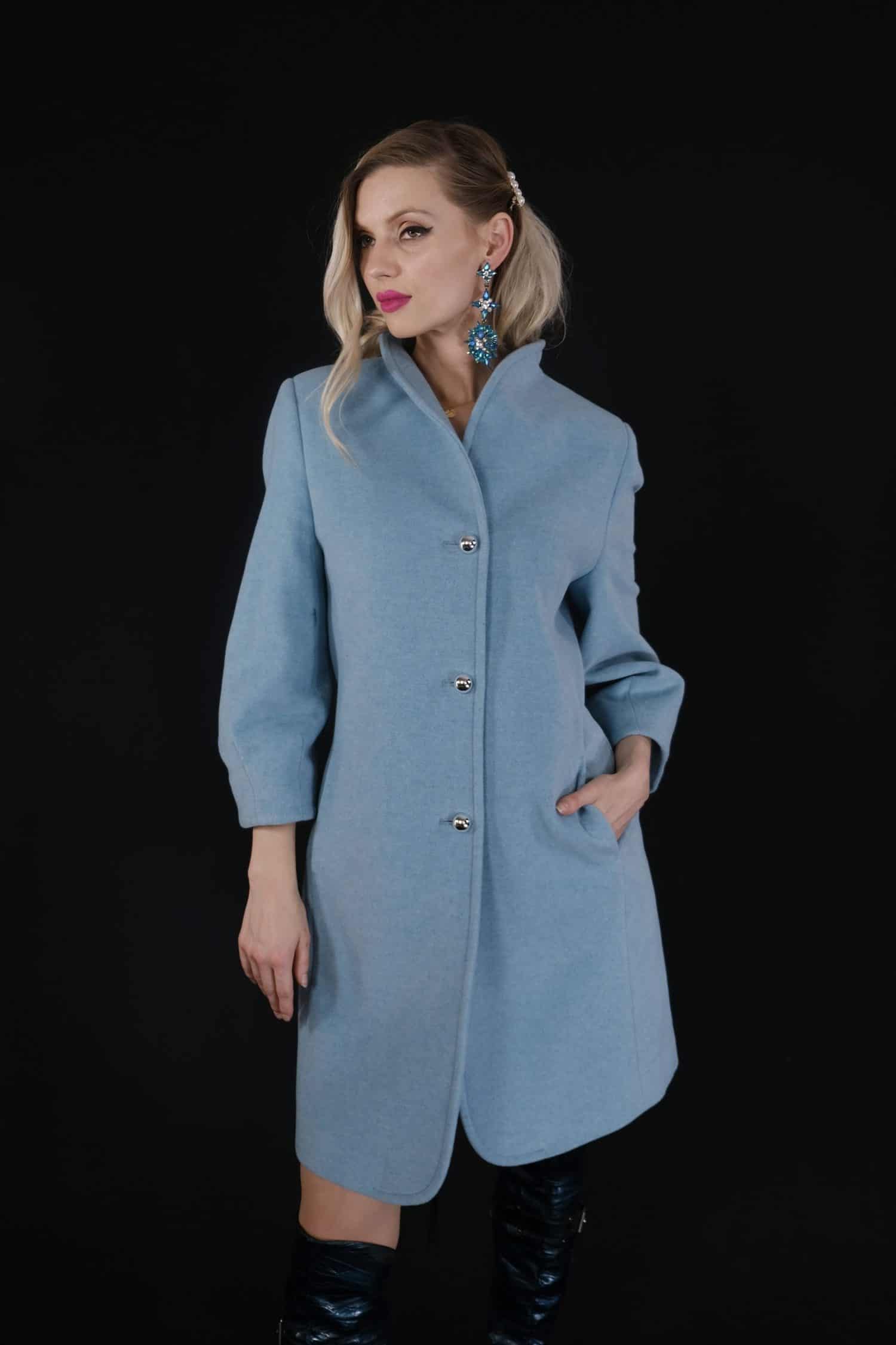 Kabát Waldorf modrý